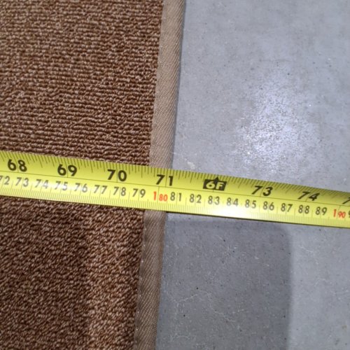 RUG RUNNER - 24" X 71 - BROWN image 3