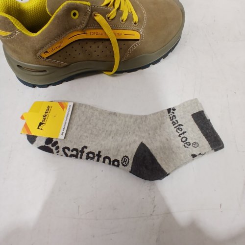 SAFETOE SAFETY SHOES - US11 - BROWN / YELLOW (STYLE: L-7296) image 5