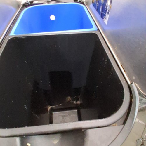 SIMPLE HUMAN BUTTERFLY 40L DUAL TRASH/RECYCLING CAN - BRUSHED STAINLESS STEEL image 3