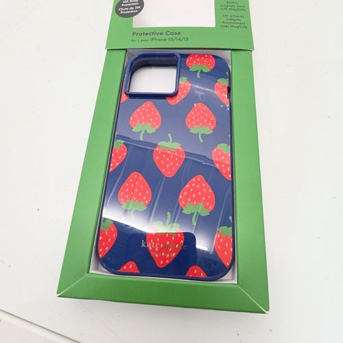KATE SPADE PROTECTIVE PHONE CASE WITH MAGSAFE FOR IPHONE 13/14/15 - STRAWBERRY DOTTED image 2