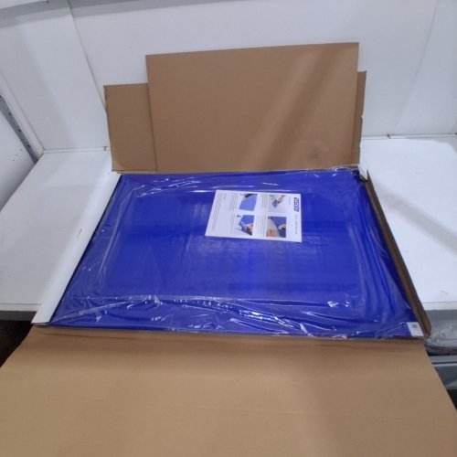 4PK SATECH STICKY TACKY ADHESIVE MAT FOR PROTECTING FLOORS - 24" X 36" - 30 SHEETS EACH - BLUE 120 SHEETS TOTAL image 2