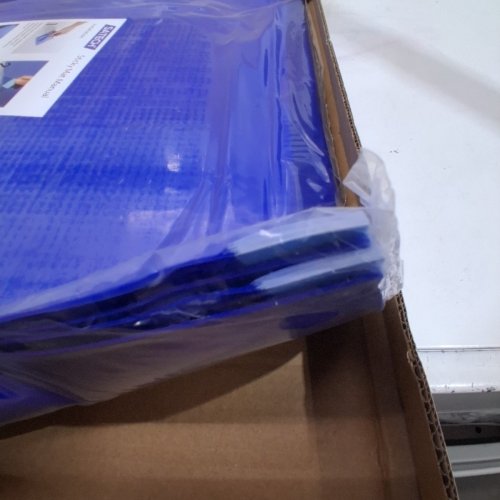 4PK SATECH STICKY TACKY ADHESIVE MAT FOR PROTECTING FLOORS - 24" X 36" - 30 SHEETS EACH - BLUE 120 SHEETS TOTAL image 3