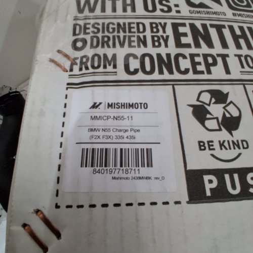 MISHIMOTO BMW N55 CHARGE PIPE - BLACK (MODEL: MMICP-N55-11) image 2