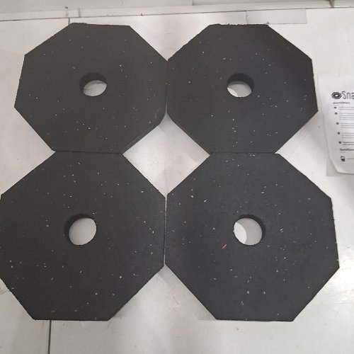 4PK SNAPPAD XTRA ROUND LEVELLING RV JACK PADS - 9" - BLACK - (MODEL: XTRSP4) image 4
