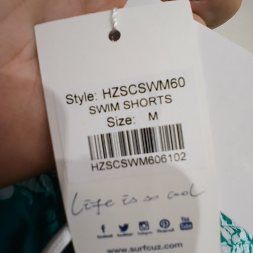 DOUBLE LINED SWIM SHORTS - MEDIUM (STYLE: HZSCSWM60) image 2