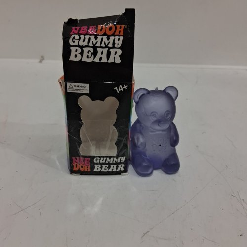 SCHYLLING NEEDOH GUMMY BEAR SQUISHY FIDGET TOY - 3.75" - PURPLE image 6