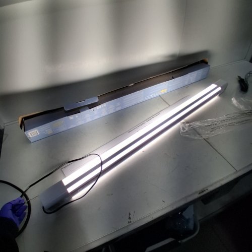 KODA MODERN DIRECTIONAL SHOP LIGHT WITH MOTION SENSOR - 6000 LUMENS - 45.6"X2.9" - WHITE (MODEL:1862499) image 2