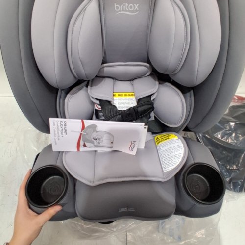 BRITAX ONE4LIFE CLICKTIGHT ALL‑IN‑ONE CONVERTIBLE CAR SEAT WITH REAR‑FACING HIGH‑BACK BOOSTER, CLICKTIGHT INSTALLATION SAFECELL STEEL FRAME 15‑POSITION HARNESS MACHINE‑WASHABLE COVER - GREY (MODEL:E1C923N) image 4