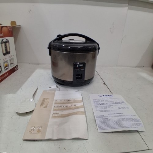 TIGER 5.5 CUP ELECTRIC RICE COOKER / WARMER, SATIN image 4