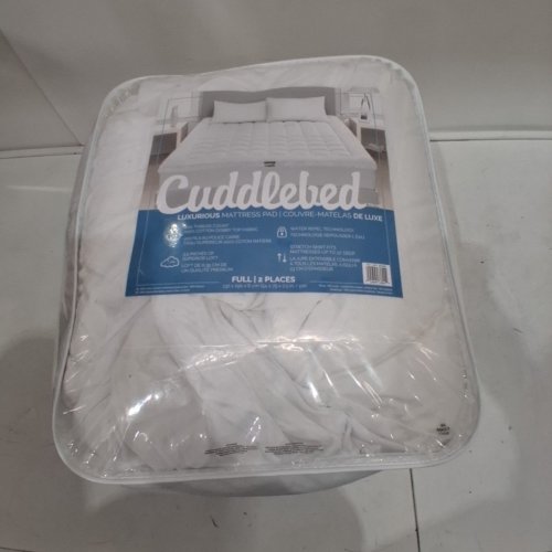 CUDDLEBED LUXURIOUS MATTRESS PAD - FULL - 54''X 75'' X 2.5'' - WHITE (MODEL:283566) image 6