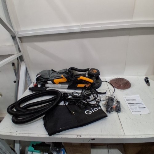 ELECTRIC DRYWALL SANDER WITH VACUUM - 120 V - ORANGE/BLACK image 4