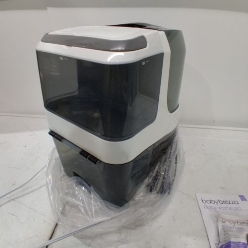 BABYBREZZA BOTTLE WASHER PRO 3-IN-1 WASHER/STERILIZER/DRYER - HOLDS 4 BOTTLES - BLACK/WHITE (MODEL: BRZ0103) image 7