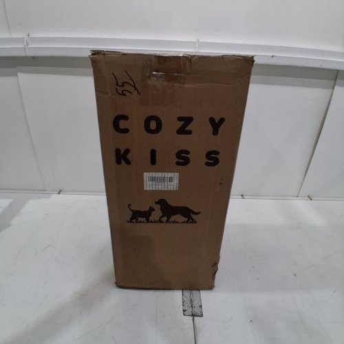 COZY KISS FOLDABLE PET STAIRS WITH STORAGE - 22" X 38" X 17" - BEIGE image 3