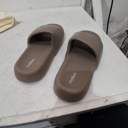 UNISEX MELLOW SOFT CLOUD SLIDES / SLIPPERS - MEN'S: 10 - 10.5 WOMEN'S: 12 - 12.5 - BROWN (MODEL : ML05) image 2