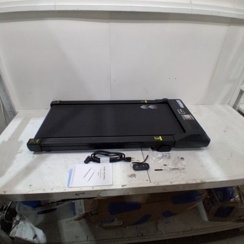 DEERRUN WALKING PAD TREADMILL WITH INCLINE - 3.8MPH, 2.5HP, 300LBS CAP - BLACK (MODEL: BA16-B) image 3