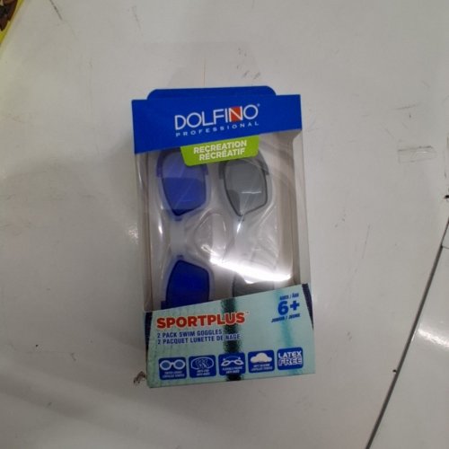 2PK YOUTH DOLFINO PRO SPORTPLUS SWIM GOGGLE - ONE SIZE - BLUE / SMOKE image 2