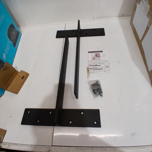 2PK FREESTANDING COUNTERTOP SUPPORT BRACKETS - 18'' - BLACK image 2