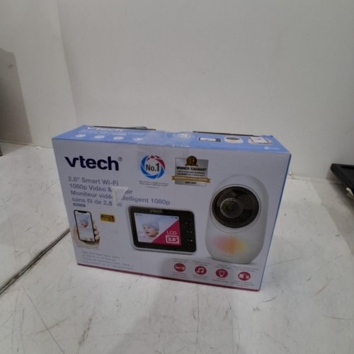 VTECH SMART WI-FI 1080P BABY VIDEO MONITOR - 2.8" - WHITE (MODEL: RM2751) image 4