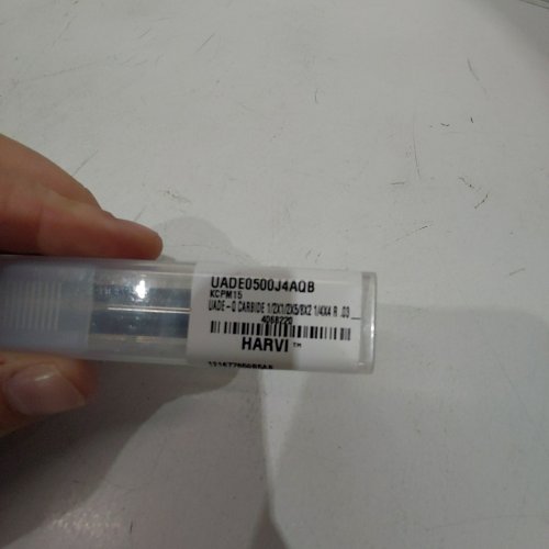 KENNAMETAL HARVI SOLID CARBIDE END MILL - 1/2 X 1/2 X 5/8 X 2 (MODEL: UADE0500J4A0B) image 2