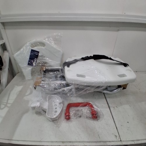 DRIVE UNIVERSAL BATHTUB TRANSFER BENCH FOR ELDERLY WITH SLIDING SEAT AND FOLD UP LEGS - HOLDS UP TO 300LBS - WHITE (MODEL: RTL12075) image 2