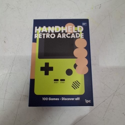 J'ADORE HANDHELD RETRO ARCADE GAME - 100 GAMES - 3.1" X 4.7" - AVOCADO GREEN (MODEL: 851780) image 2