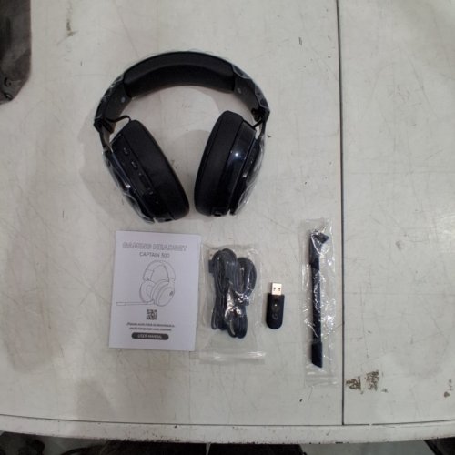 GTHEOS CAPTAIN 300 WIRELESS BLUETOOTH GAMING HEADSET - OVER EAR HEADPHONES WITH DETACHABLE NOISE CANCELING MICROPHONE - BLACK image 4