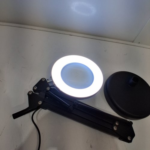 ZHIWEI LED MAGNIFYING GLASS WITH LIGHT AND STAND FOR CLOSE RANGE WORK - 30X - BLACK image 2