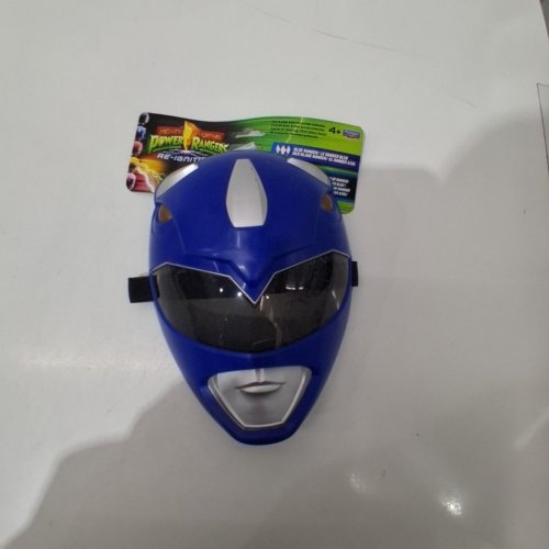 KID'S PLAYMATES POWER RANGERS BLUE RANGER MASK - OSFM - BLUE image 3
