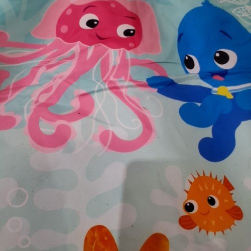 BABY EINSTEIN 4-IN-1 OCEAN EXPLORERS INFANT ACTIVITY PLAY MAT - 34" X 27" X 18" - PINK / MULTICOLOUR image 4