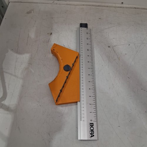 BORA QUICKCUT COMBINATION CIRCULAR SAW CUTTING GUIDE - 15.5" - ORANGE/SILVER (MODEL:530416) image 2