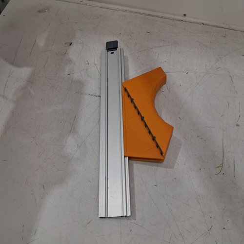 BORA QUICKCUT COMBINATION CIRCULAR SAW CUTTING GUIDE - 15.5" - ORANGE/SILVER (MODEL:530416) image 4