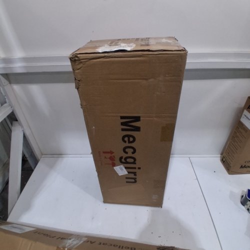 MECGIRN 3-LIGHT BATHROOM VANITY LIGHT FIXTURE WITH FROSTED GLASS - 21" X 9" - MATTE BLACK/WHITE - (MODEL: W2301-3) image 3