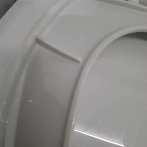 BEMIS ELONGATED PLUMBING FIXTURES TOILET SEAT - 18" - WHITE (MODEL: 7300SLEC000) image 4