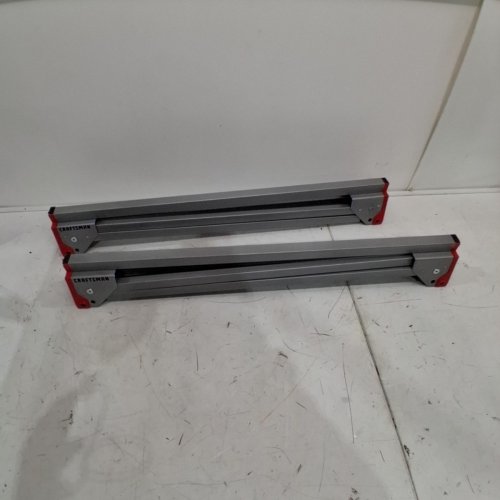 2PK CRAFTSMAN FOLDING METAL SAWHORSE - 31" X 29" - SILVER/RED (‎MODEL: CMST11154) image 4