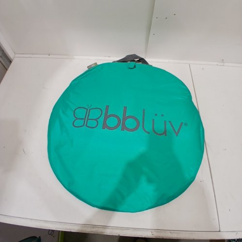 BBLÜV SUNKITÖ PORTABLE ANTI-UV POP-UP TENT WITH MOSQUITO NET - SPF 50 SUN PROTECTION - BLUE/GREY image 2