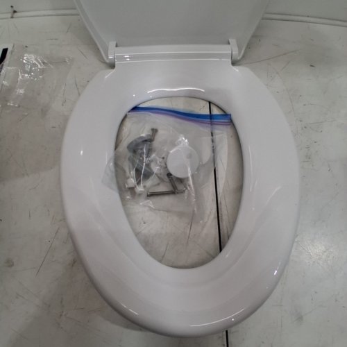 AOLALA ELONGATED SOFT CLOSE TOILET SEAT - 18.23" X 14.21" - WHITE image 3