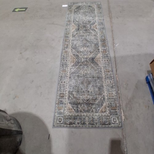 GENIMO RUNNER RUG - 2FTX 7FT - PASSAGE GREY image 2