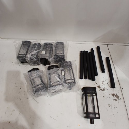 8PK OUTDOOR MULTI-USE SOLAR GARDEN/DRIVEWAY LIGHTS - BLACK image 3