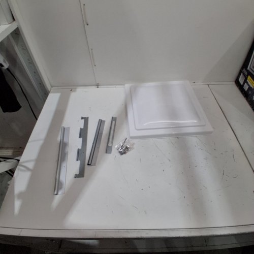 CAMCO UNIVERSAL FIT RV POLYPROPYLENE VENT LID - 14" - WHITE image 2