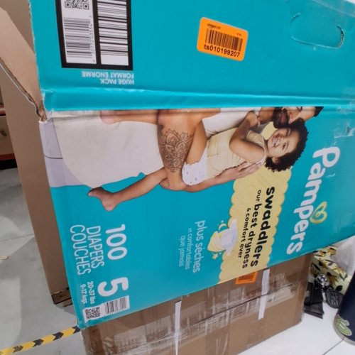 83PK PAMPERS SWADDLERS 100% LEAKPROOF DISPOSABLE BABY DIAPERS - SIZE 5 image 2