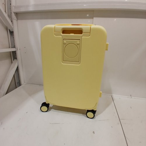 MIXI HARDSHELL CARRY ON LIGHTWEIGHT LUGGAGE SUITCASE WITH SPINNER WHEELS - 20" - LARK BANANA YELLOW image 4