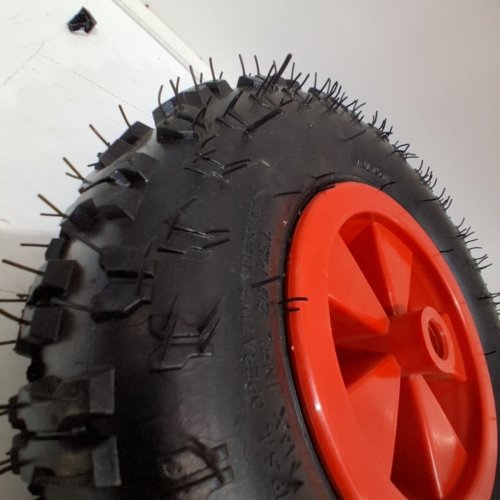 VEVOR BOAT LAUNCHING WHEELS - 12" BOAT TRANSOM LAUNCHING WHEEL - 600LBS LOADING CAPACITY - RED/BLACK (MODEL: CYXSL12600) image 3