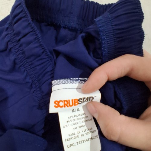 WOMEN'S SCRUBSTAR SCRUB PANTS - MEDIUM - NAVY image 3