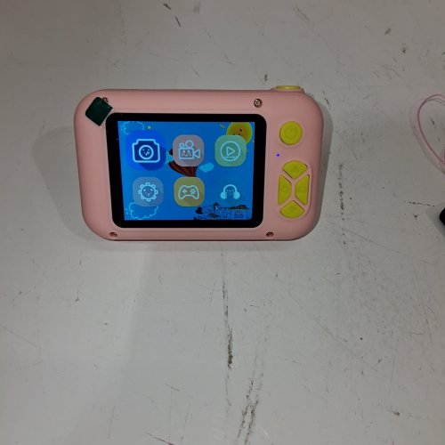 ARNSSIEN DIGITAL CAMERA FOR KIDS - PINK / YELLOW image 2