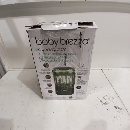 BABY BREZZA SUPERQUICK 10-MINUTE STERILIZER DRYER - 3 OZ - BLACK image 6