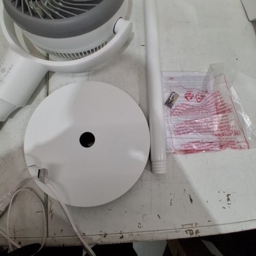 PELONIS AEROFAN 2-IN-1 PEDESTAL & TABLE FAN - AIRFLOW ACROSS 225 SQ. FT- 23 DBA - WHITE (MODEL: PSFAS07R5AWMC) image 4