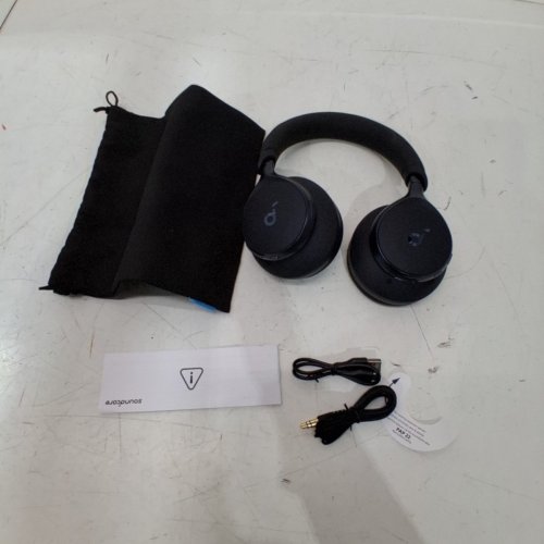 SOUNDCORE BY ANKER SPACE ONE ACTIVE NOISE CANCELLING HEADPHONES - 2X STRONGER VOICE REDUCTION, 40H ANC PLAYTIME, APP CONTROL, LDAC HI-RES WIRELESS AUDIO, COMFORTABLE FIT - BLACK (MODEL: A3035) image 3