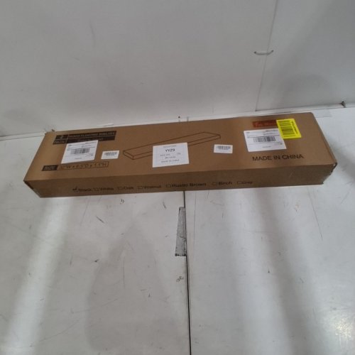 2PK FUN MEMORIES WOOD FLOATING SHELVES - 32" X 6.5" X 1.1" - BLACK image 2