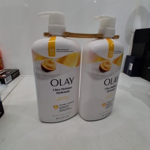 2PK OLAY ULTRA MOISTURE BODY WASH WITH VITAMIN B COMPLEX - SHEA BUTTER - 887ML image 3