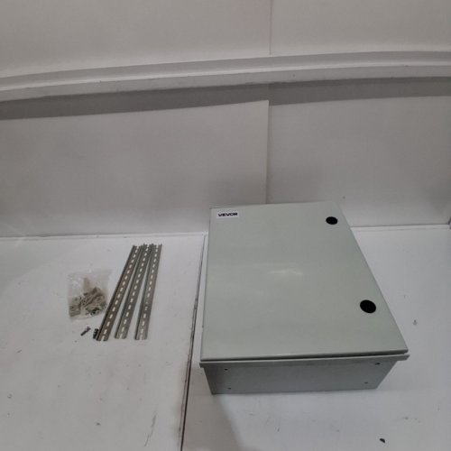 VEVOR FIBERGLASS WALL MOUNTED ELECTRICAL ENCLOSURE BOX - 19" X 15" X 7" - GREY (MODEL: TIP-540) image 2